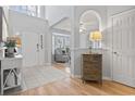 Bright and spacious foyer with wood floors and lots of natural light at 394 Blackberry Ln., Myrtle Beach, SC 29579