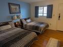 Bright bedroom featuring two twin beds at 2611 Ocean Blvd. S # 305, Myrtle Beach, SC 29577