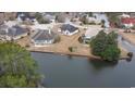 Community overview featuring houses and a lake at 603 Hatteras River Rd., Myrtle Beach, SC 29588