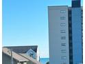 Partial ocean view from a beachfront property at 4617 Hedrick St., North Myrtle Beach, SC 29582