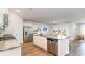 Modern kitchen featuring stainless steel appliances and granite countertops at 809 Green Garden Way, Myrtle Beach, SC 29579