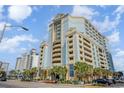 Oceanfront resort condo building with parking and nearby attractions at 2501 S Ocean Blvd. # 1219, Myrtle Beach, SC 29577