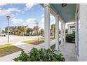 View down a street, showing the houses and landscaping of the neighborhood at 3525 Bristol Ln., Myrtle Beach, SC 29577