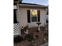 Neat landscaping with bird bath and decorative elements at 106 Fonza St., Conway, SC 29526