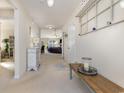 Bright and airy entryway with view to living room at 823 Trap Shooter Circle, Longs, SC 29568