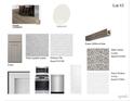 Modern kitchen features white quartz countertops and subway tile backsplash at 2426-B Park St., North Myrtle Beach, SC 29582