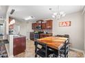 Kitchen with dining area, wood table and chairs, stainless steel appliances at 352 Beulah Circle, Conway, SC 29527