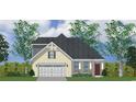 Rendering of a craftsman home with a charming window, 2 car garage and tasteful brick accents at 4040 Bucolic Loop, Myrtle Beach, SC 29588