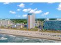 High-rise condo building on beach with ocean view at 1605 S Ocean Blvd. # 810, Myrtle Beach, SC 29577