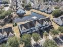 Aerial view of townhome near a pond in a community at 537 Uniola Dr. # 537, Myrtle Beach, SC 29579