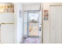 Front door view with sidelights and access to kitchen at 775 Plantation Dr. # 48, Little River, SC 29566