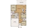 One-story home featuring a two-car garage, and an open floor plan at 815 Big Cedar Dr., Loris, SC 29569