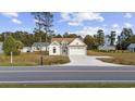 Newly constructed home with a two-car garage and landscaped yard at 1727 Cane Branch Rd., Loris, SC 29569