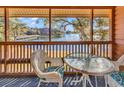 Relaxing screened balcony overlooking the lake at 180 Rothbury Circle # 215, Myrtle Beach, SC 29572