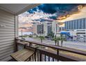Balcony with ocean view, featuring a table and chairs at 202 75Th Ave. N # 5604/5605, Myrtle Beach, SC 29572