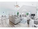 Open living space with city views and hardwood floors at 204 24Th Ave. N, North Myrtle Beach, SC 29582