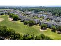 Aerial view showing condo community near golf course and waterway at 2180 Waterview Dr. # 812, North Myrtle Beach, SC 29582