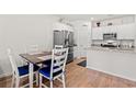 Eat-in kitchen with stainless steel appliances and granite countertops at 3518 Bells Lake Circle # 215, Longs, SC 29568