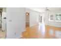Bright living room featuring hardwood floors and access to the outdoors at 804 Geddings Dr., Myrtle Beach, SC 29588