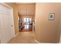 View through entry hall toward living area at 249 Moonglow Circle # 201, Murrells Inlet, SC 29576