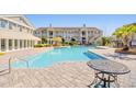 Community pool with patio furniture at 3761 Citation Way # 521 & S-54, Myrtle Beach, SC 29577