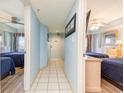 Hallway with doors to two bedrooms and a bathroom at 205 74Th Ave. N # 1603, Myrtle Beach, SC 29572