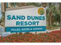 Sand Dunes Resort Villas, Suites & Condos sign at 205 74Th Ave. N # 1603, Myrtle Beach, SC 29572