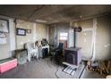 Unfinished room with wood stove and exposed walls at 4151 Maple St., Loris, SC 29569