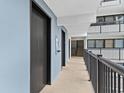 Building hallway with elevator and stairs access at 601 Mitchell Dr. # 1107, Myrtle Beach, SC 29577