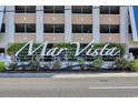 Mar Vista Grande building signage, indicating the property's name and address at 603 S Ocean Blvd. # 1103, North Myrtle Beach, SC 29582