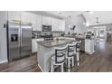 Modern kitchen with stainless steel appliances and granite countertops at 840 San Marco Ct. # D, Myrtle Beach, SC 29579
