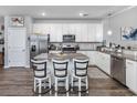 Modern kitchen with stainless steel appliances and granite countertops at 840 San Marco Ct. # D, Myrtle Beach, SC 29579
