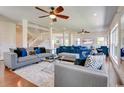 Spacious living room featuring modern furniture, hardwood floors, and a bright, open floor plan at 899 Kinlaw Ln., Conway, SC 29527