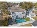 Two-story house with pool, hot tub, and large backyard at 1521 Edge Dr., North Myrtle Beach, SC 29582