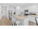 Modern kitchen with stainless steel appliances and granite countertops at 157 Hoffman Park Dr. # 80, Myrtle Beach, SC 29588