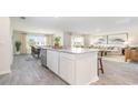 Open concept kitchen with island and granite countertops at 839 Buttonwood Dr., Conway, SC 29527