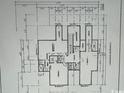 Second floor plan with dimensions, illustrating bedrooms, bathrooms, closets, and staircase location at 1004 James Island Ave., North Myrtle Beach, SC 29582