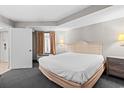 King bedroom with access to bathroom at 1501 S Ocean Blvd. # 846, Myrtle Beach, SC 29577