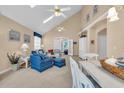 Open living space featuring comfortable seating and high ceilings at 516 5Th Ave. S, North Myrtle Beach, SC 29582