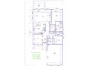 Detailed floor plan showing layout of rooms, dimensions, square footage and locations of features in home at 600 Barona Dr., Myrtle Beach, SC 29579