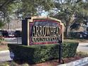 Arrowhead Country Club entrance sign at 703 Riverwalk Dr. # 103, Myrtle Beach, SC 29579