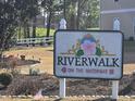 Riverwalk community sign on the waterway at 703 Riverwalk Dr. # 103, Myrtle Beach, SC 29579