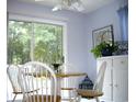 Cozy breakfast nook features a table by a window with a view of the outdoors at 76 Nailah Ln., Pawleys Island, SC 29585