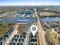 Community featuring waterway access and a community boat dock, surrounded by lush greenery at 129 Marblehead Dr., Little River, SC 29566
