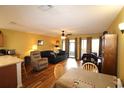 Inviting living space with hardwood floors and ample seating at 510 Fairwood Lakes Dr. # 17-C, Myrtle Beach, SC 29588