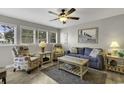 Cozy living room featuring comfortable seating, stylish decor, and natural light, perfect for relaxation at 5905 South Kings Hwy. # 4309, Myrtle Beach, SC 29579