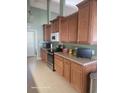 Spacious kitchen with ample counter space and stainless steel appliances at 153 Highmeadow Ln., Aynor, SC 29511