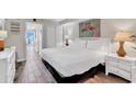 Bright bedroom features beach-themed decor and scenic views at 6804 N Ocean Blvd. # 1623, Myrtle Beach, SC 29572