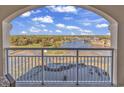 Enjoy scenic views from the balcony overlooking the golf course and waterway at 9547 Edgerton Dr. # Ph1005, Myrtle Beach, SC 29572