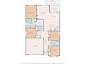 Detailed floor plan showcasing the layout of a single Gathering home with well defined room dimensions at 414 Antietam Place, Little River, SC 29566